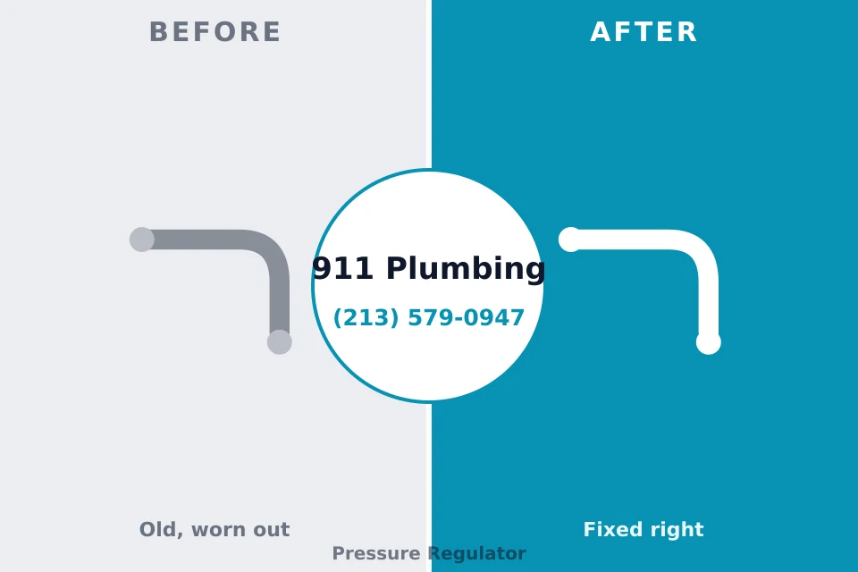 Before and after: plumbing repair Douglas, MI